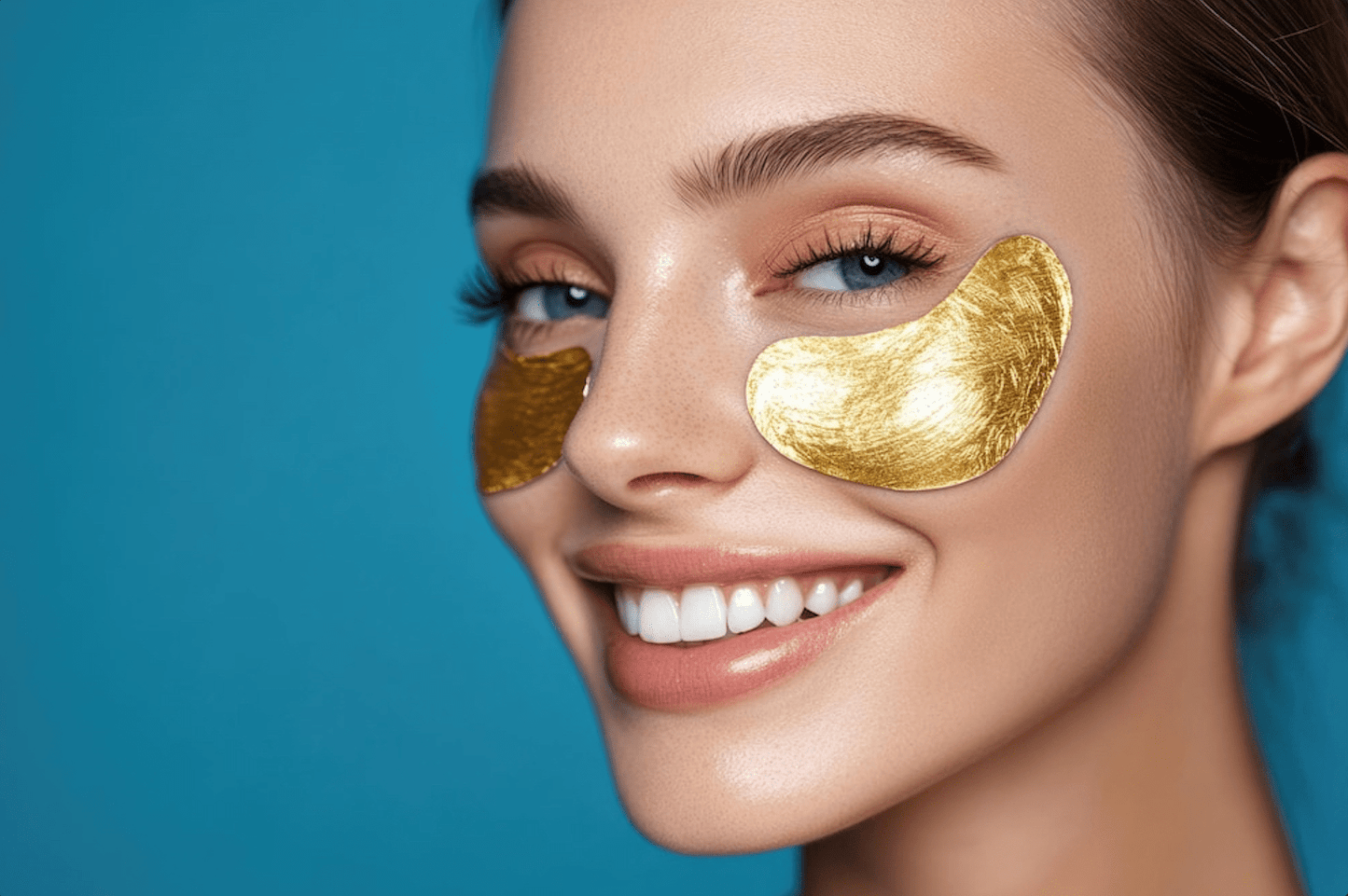 USTELIR Under Eye Patches 40 Pairs 24K Gold Eye Masks with Collagen Eye Patches for Puffy Eyes Dark Circles & Wrinkles Under Eye Masks for Skin Care Set Eye Gel Pads Spa Gifts for Women & Men